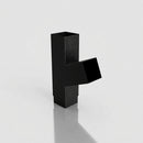 72x72mm Flush Joint Downpipe Branches — 92.5° & 112.5° — Textured Black / 112.5 Degrees