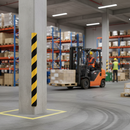 Light Slate Gray High-Performance Surface Impact Protection Foam - Semi-Circular