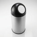 55 litre bullet bin stainless steel push flap (view 2)