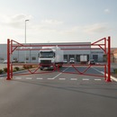 Dim Gray Double Swing Height Restrictor for Two Lanes - Heavy Duty Swing Gates