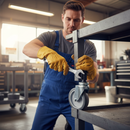 Dark Slate Gray Premium Light Duty Wheel for Trolley Projects – Easy Installation