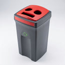 100 Litre Recycling Bin with Twin Hole Aperture (view 2)