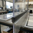 Square Rubber Edge Protector 13.5x8mm for 4.5mm Panels - 50m EPDM