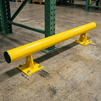 200 × 1500mm raised collision protection bar, yellow steel