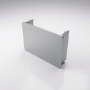 Aluminium Box Gutter Stop End 135 x 100mm — RAL 9006