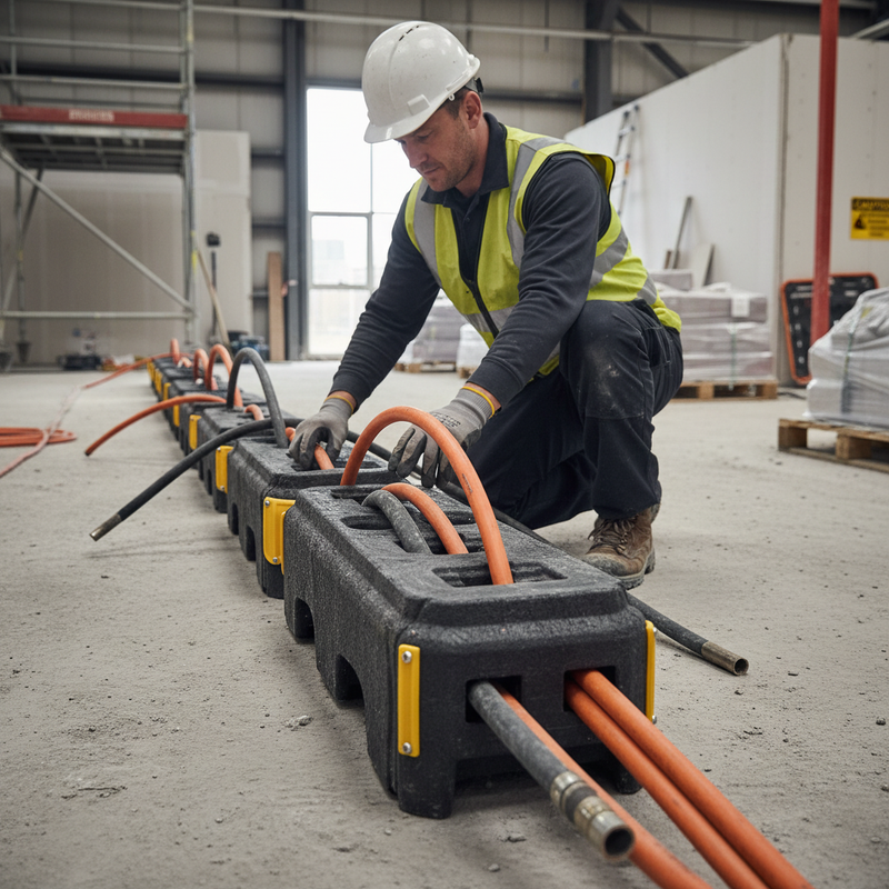 Rosy Brown High Visibility Anti-Trip MultiFit Multi-Purpose Heavy Duty Base