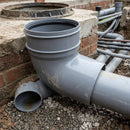 112.5° Single Socket Bottom Offset Bend for 110mm Pipe