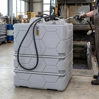 1000L Double-Wall Polyethylene Lubricant Dispensing Station