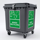 A4 bin signs – waste separation labels for recycling