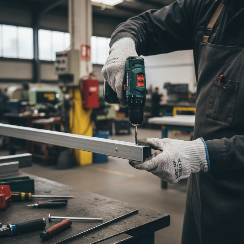 Dark Slate Gray Premium 12mm Standard End Cap - 40mm Aluminium Edging