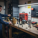 Premium 400mm Heavy Duty Hanging Rack - Zinc Plated Steel, Pack of 6 for Efficient Tool Storage