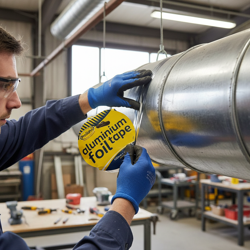 Dark Slate Gray High-Performance Aluminium Foil Tape 45m for Sealing and Insulation