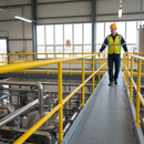 White Smoke Premium GRP Handrail Tube - 5m Long, 50mm Diameter, 5mm Wall Thickness for Durable Railings