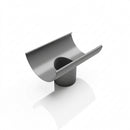 Half Round Aluminium Gutter Outlet 76mm – Marine Grade (view 2)
