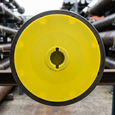 DN 300 Full Face Flange Protector - 450mm, Yellow LDPE