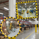 Dim Gray Premium Industrial Observation Safety Mirror for Enhanced Visibility