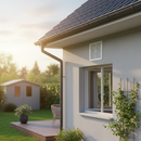 Premium White Louvred Vent with Removable Flyscreen - 9x9 Inch for Maximum Airflow and Insect Protection