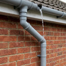 76mm Diameter Flush Joint Adjustable Swanneck Downpipe