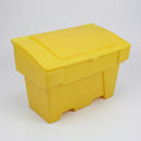 200 Litre Lockable Yellow Grit Bin with Sloped Lid (view 2)