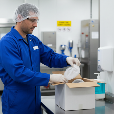 Premium Disposable Mob Cap Box of 1000 - Soft Lightweight Hair Net