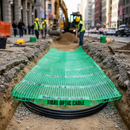 Dim Gray High-Performance Detectable Mesh for Underground Service Marking 200mm x 100m