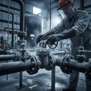 Dark Slate Gray Premium Neoprene Chemical-Resistant Gloves for Cold Weather - Box of 12