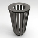 80 Litre Steel Litter Bin with Lock (view 2)