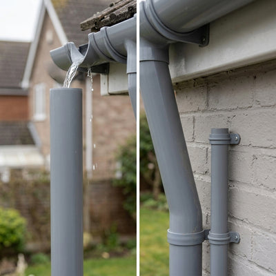 5.5M x 68mm Plain Ended Downpipe