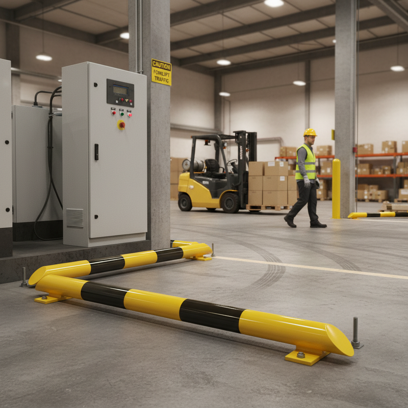 Dim Gray Heavy Duty Collision Protection Bars - 76mm Durable Steel