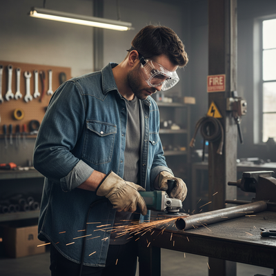 Premium Protective Safety Goggles with Vented Design