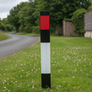 Dark Olive Green Premium Plastic Verge Marker Post - 1000mm for Roadside Safety