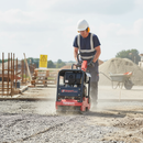 Light Gray Professional Heavy Duty Petrol Reversible Plate Compactor with Hydraulic Mechanism