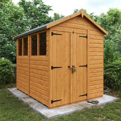 Apex Double Door Shed 12mm Cladding, 28mm Frame