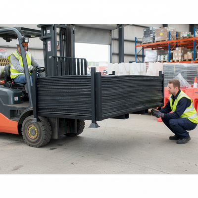 Stackable Heavy Duty Mat Stillage - Holds 25-30 Mats Securely