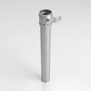 Aluminium Downpipe Length Eared Socket 63mm Dia x 3m — RAL 9006