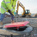 Slate Gray Heavy Duty Manhole Cover - 4 Tonnes Load Capacity