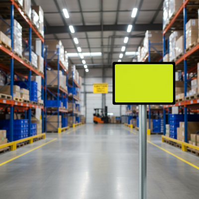 Premium 600 x 450mm Q-Sign for Traffic Management