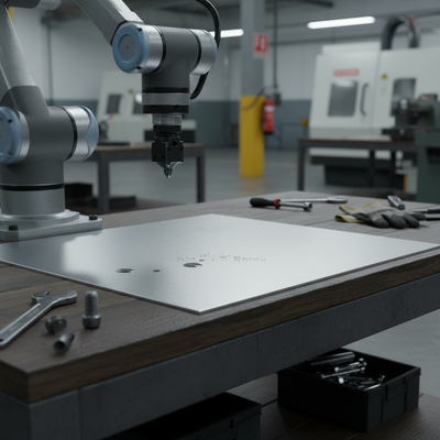 Heavy Duty Aluminium Metal Sheet 0.8mm Thick - 250 x 500mm