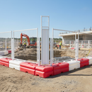 Gray Premium Safety Barrier Angle Mesh Extension Panel for Enhanced Site Security