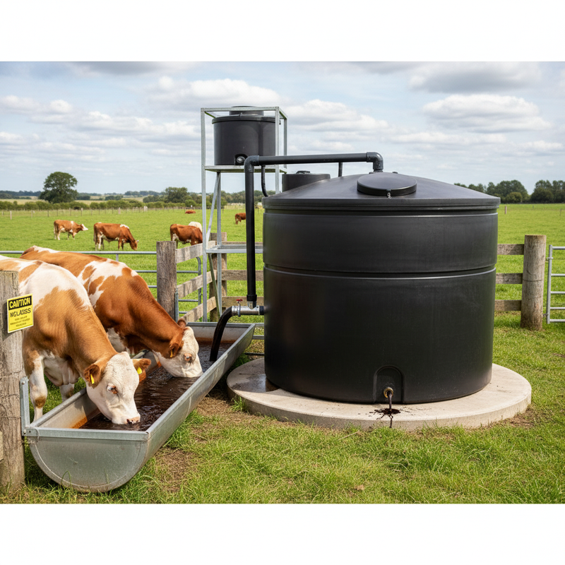 Olive Drab Heavy Duty 6250 Litre Molasses Storage Tank with Durable Design