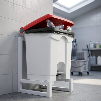 30 Litre Pedal-Operated Recycling Bin, Polypropylene