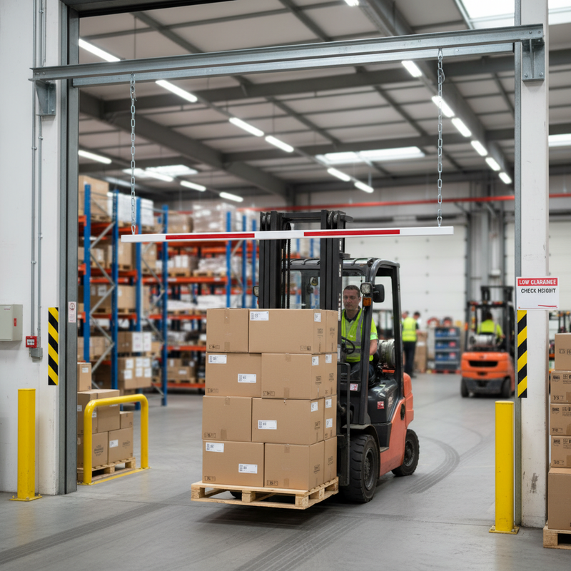 Light Slate Gray Adjustable Height Restrictor Nudge Bar | Multiple Sizes Available