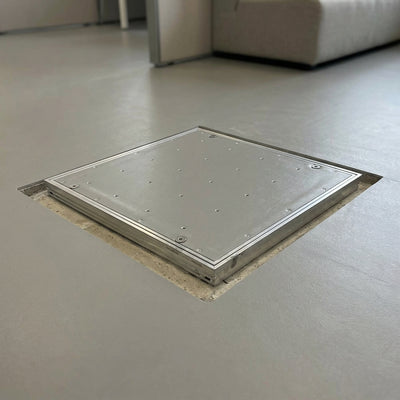 Light Duty Aluminium Floor Access Cover 50mm for Soft Flooring