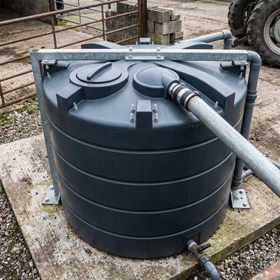 10000 Litre Bunded Polyethylene Tank, 2600mm Diameter