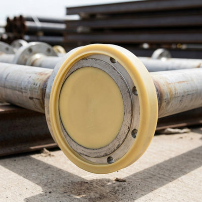 2" ANSI Flange Cover Cap - 165.5mm ID, Polyethylene