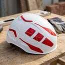 Red Reflective Helmet Sticker Set
