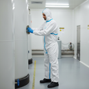 Gray Premium Disposable Coverall Microporous Type 4/5/6 Pack of 20 - White