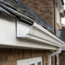 Moulded Ogee Aluminium Gutter Length 125 x 100mm x 1.83m — RAL 9016 (in use)