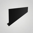 Aluminium Fascia Board Sample — RAL 9005 / 'V' Return
