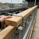 Treated Spruce D Rails 100mm x 38mm